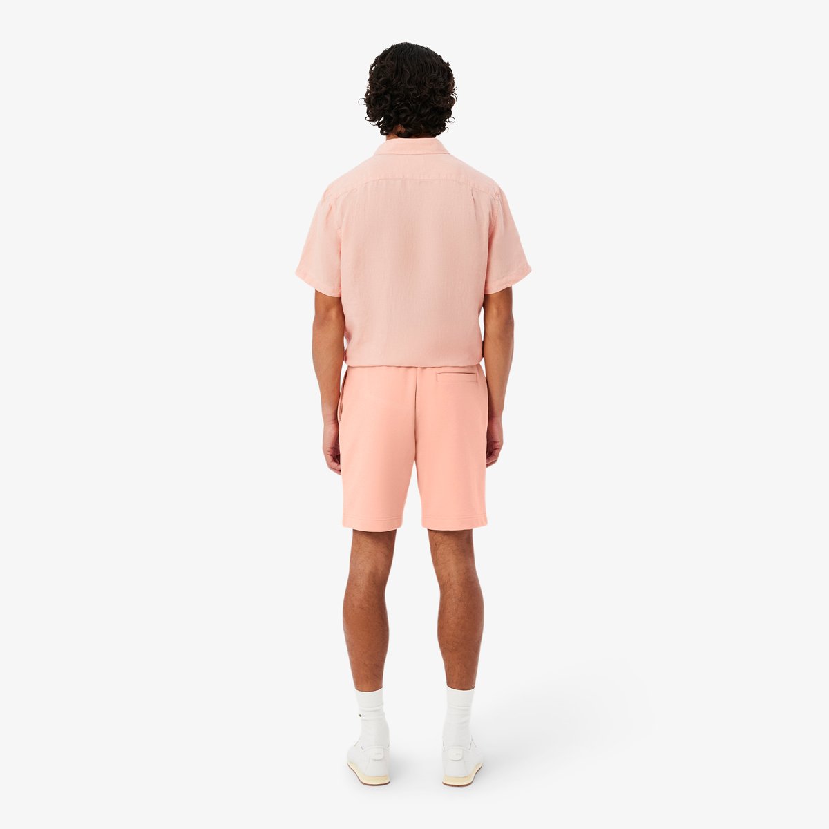 Short regular fit molleton rose-ui2, LACOSTE