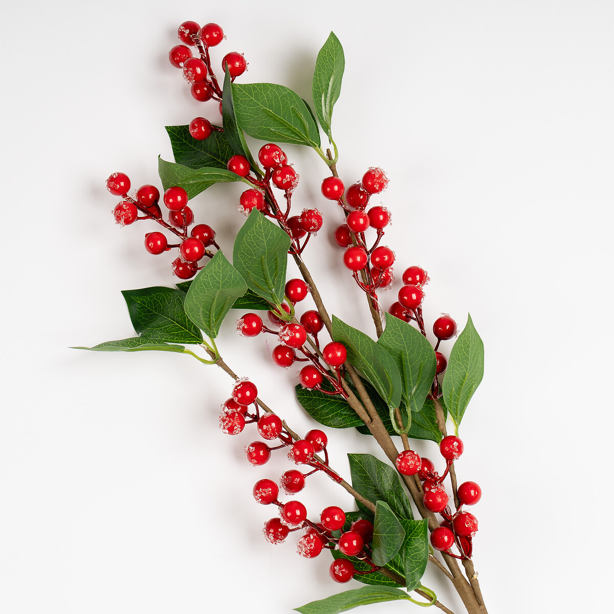 Set of 3 85cm Pre-lit Berry Stems red, SO'HOME