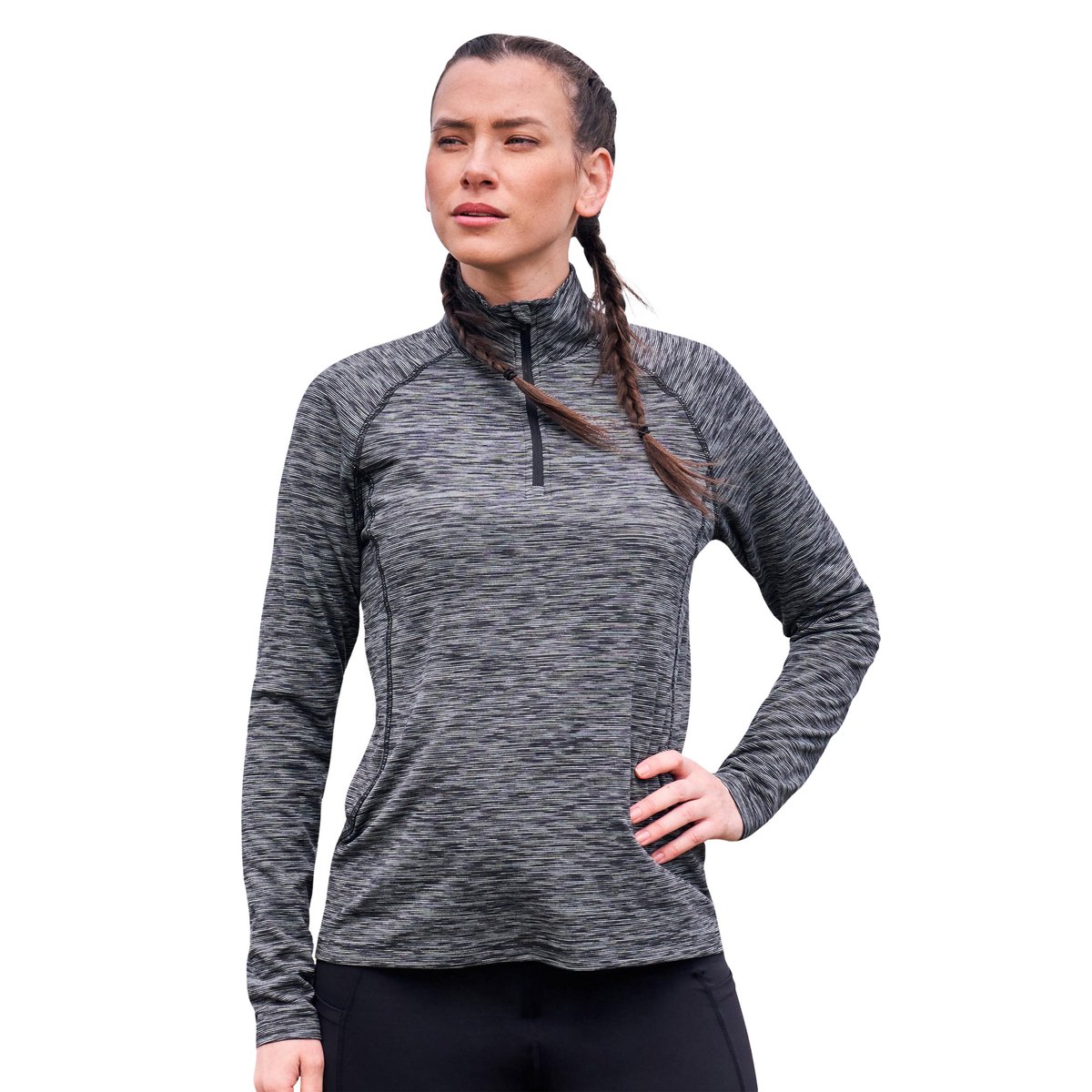 Haut de sport BEND & STRETCH noir, MOUNTAIN WAREHOUSE