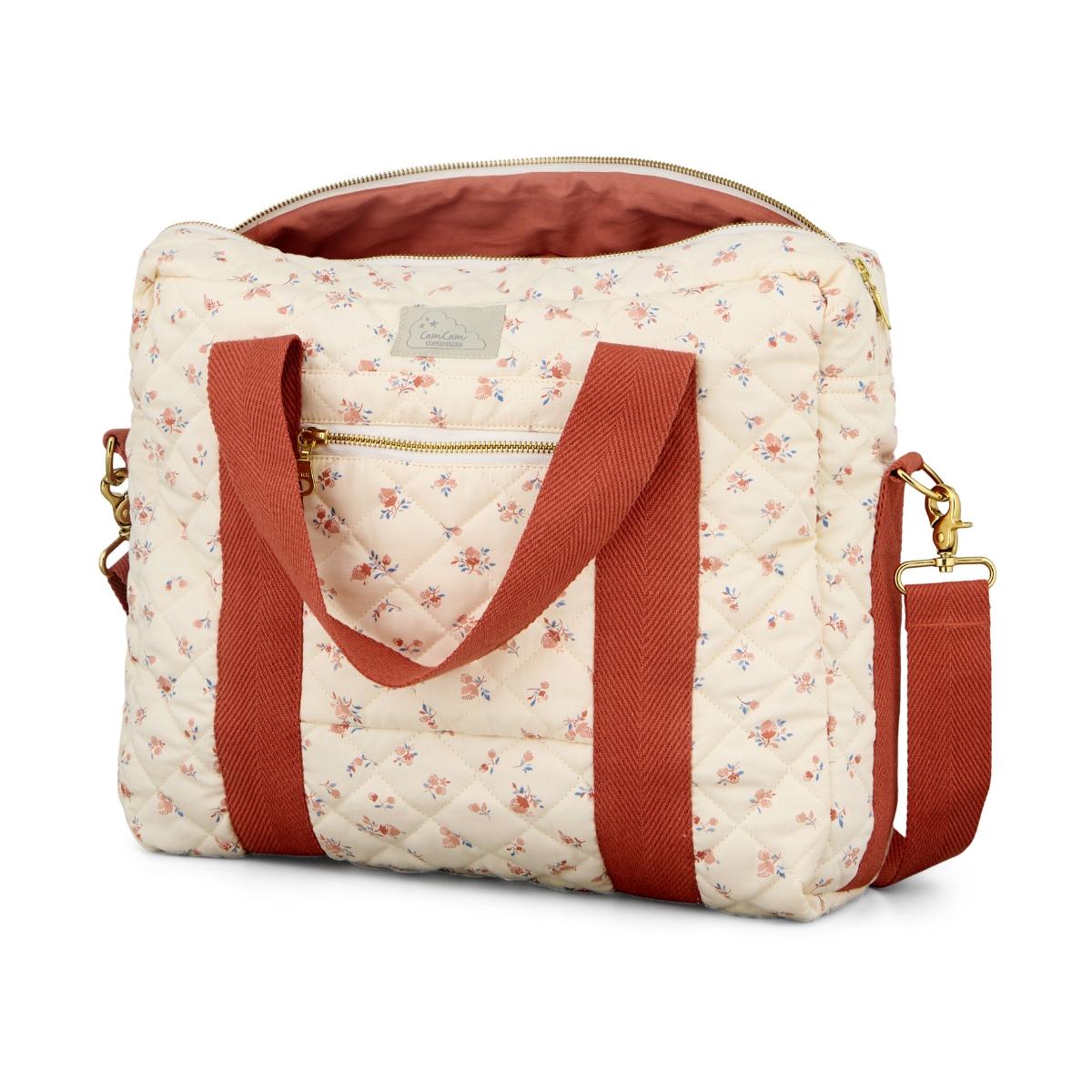Sac à langer classic stripes blue  rouge, écru, CAM CAM