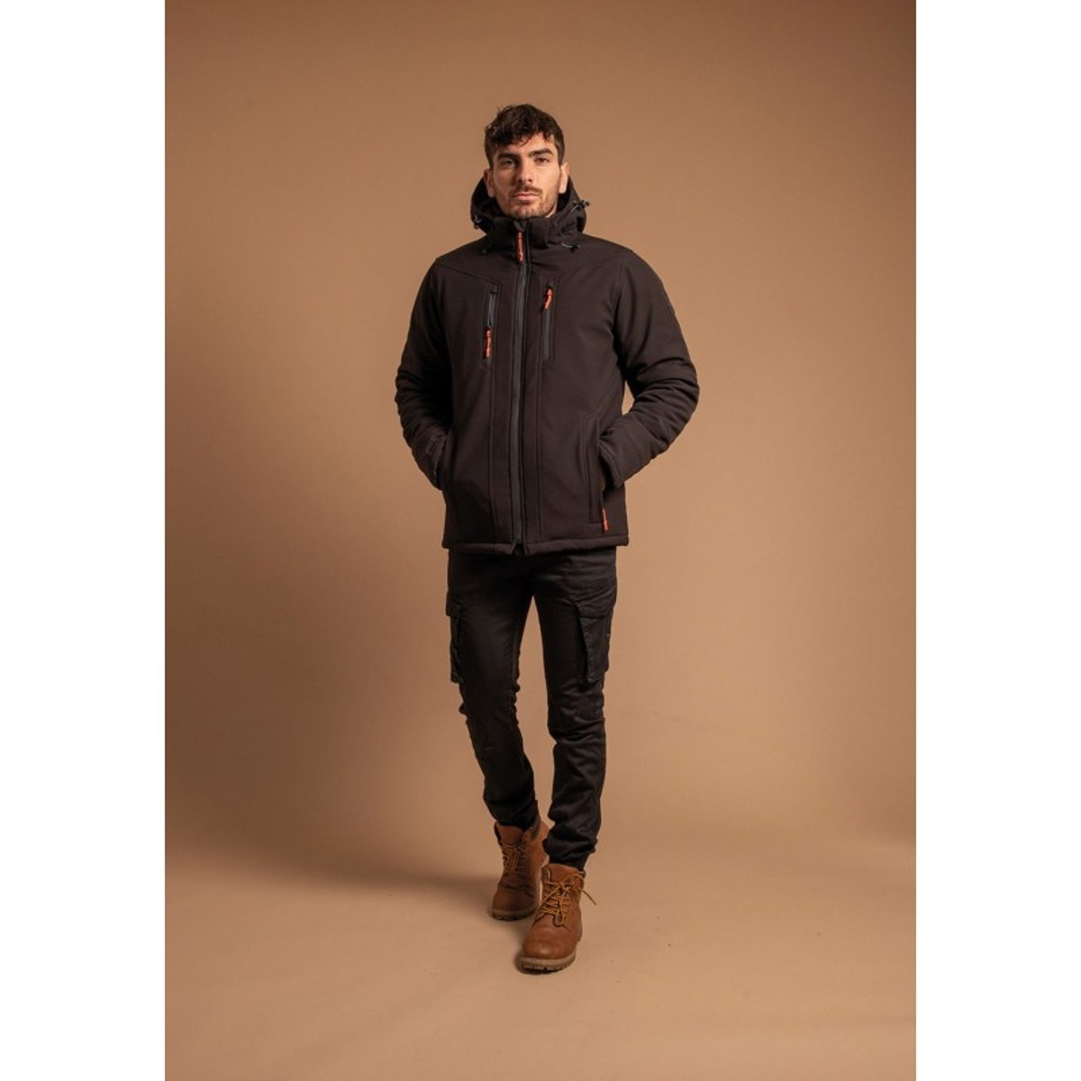 Parka A Capuche Zumilan noir, RITCHIE