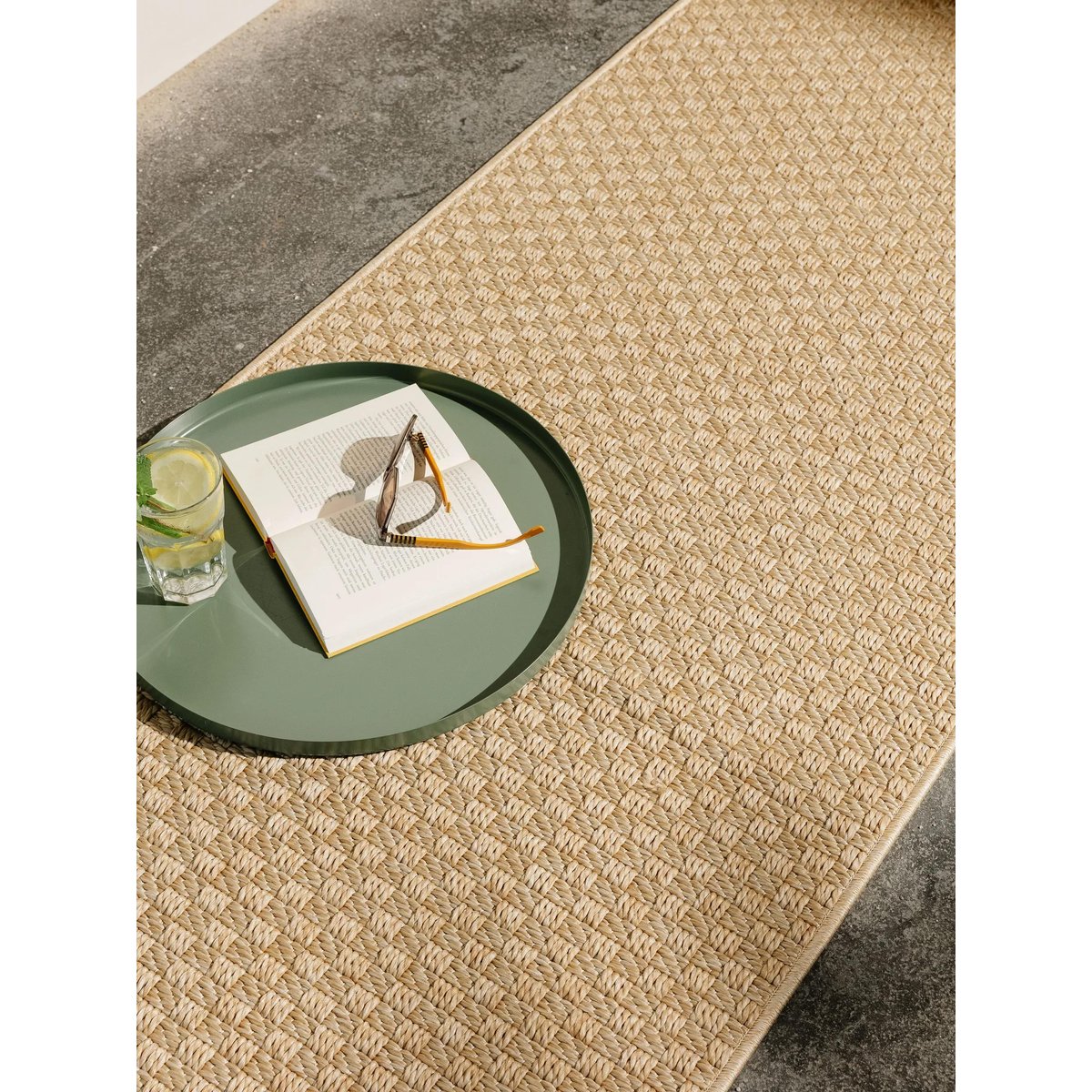Tapis de couloir d'extérieur & intérieur TAISSA beige, BENUTA 