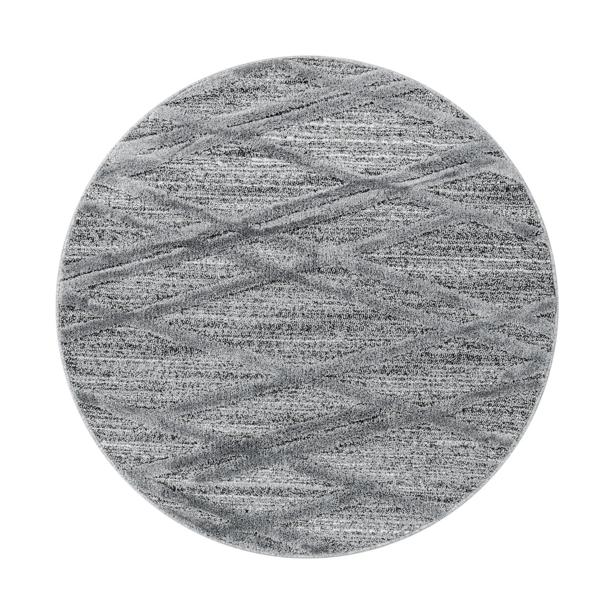 Tapis de salon à motif géométrique PISA gris, NAZAR RUGS