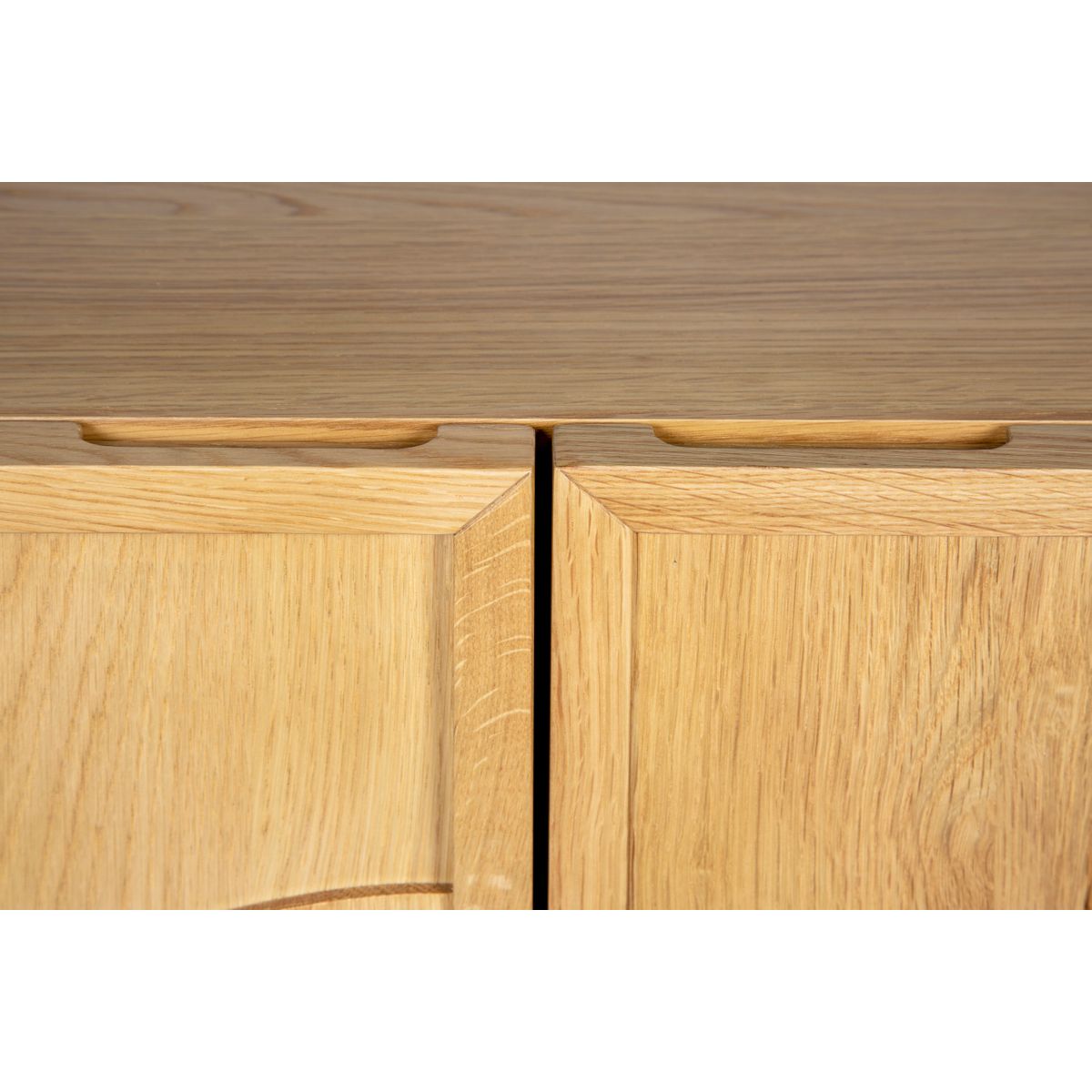 Meuble haut 2 portes chêne naturel, ZAGO