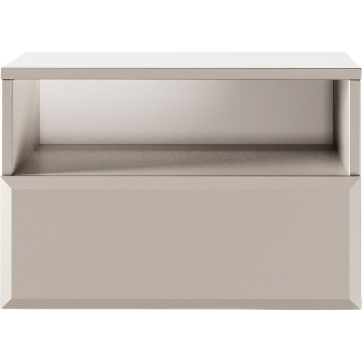 Table de chevet suspendue CHOCOLATED, Tiroir beige sable, RECOLLECTION