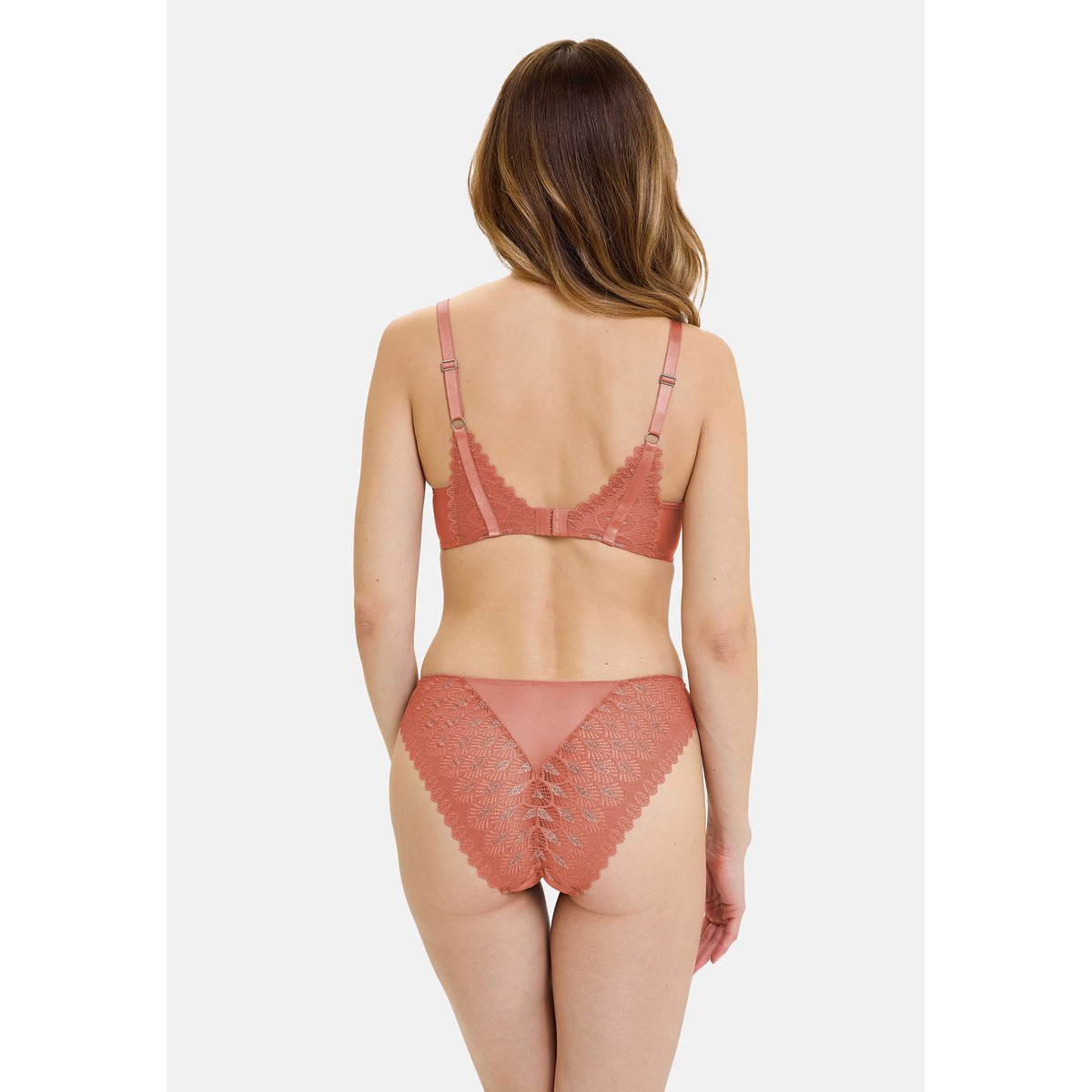 Soutien-gorge à armatures OLYMPE marron cuivré, SANS COMPLEXE