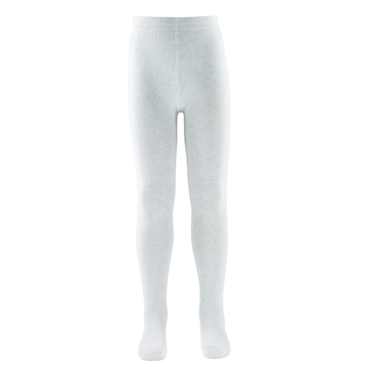 Collant uni pailleté en coton gris, KINDY
