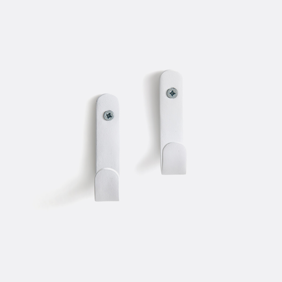 Set of 2 Hiba Metal Hooks white, LA REDOUTE INTERIEURS
