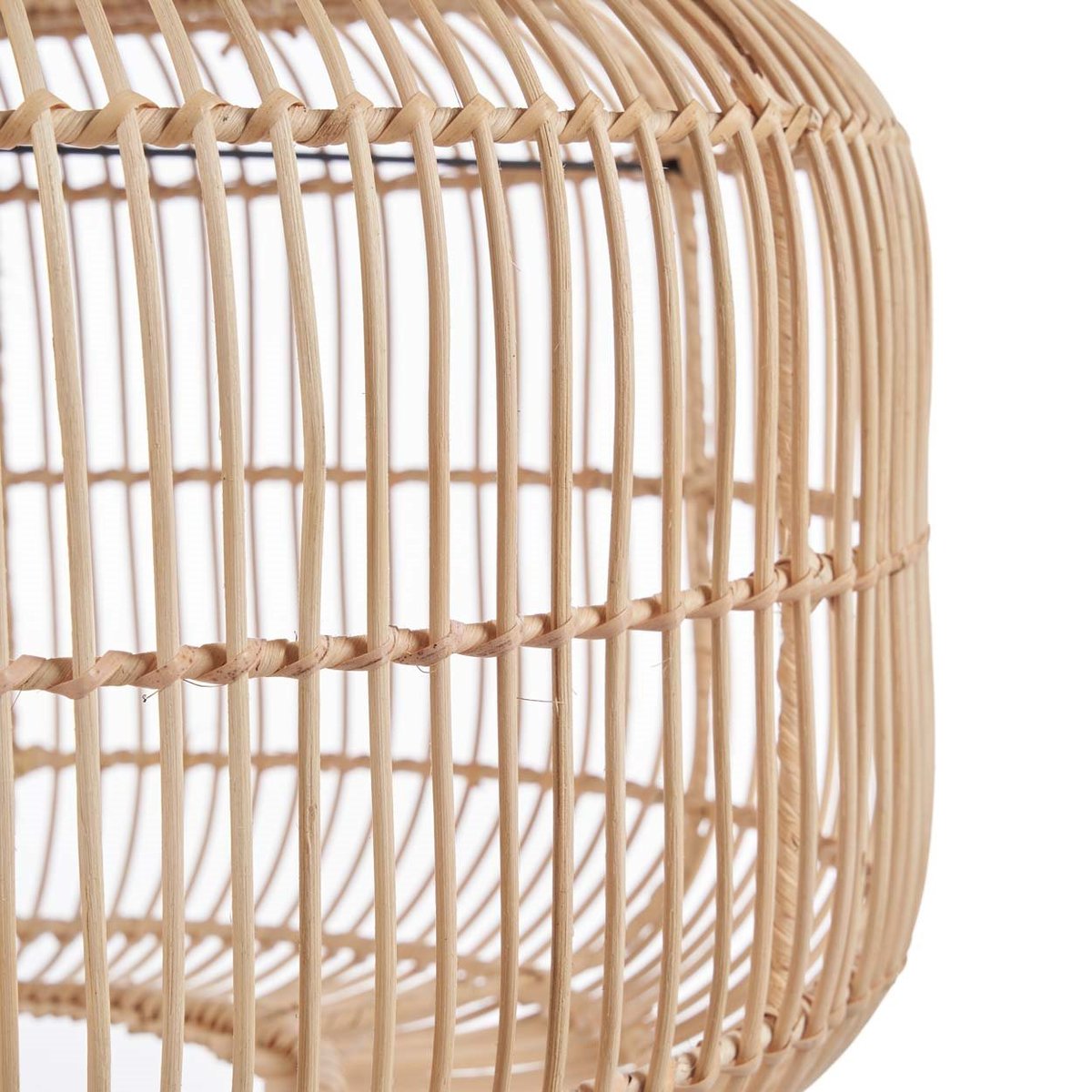 Suspension en rotin ARUN beige, BAZAR BIZAR