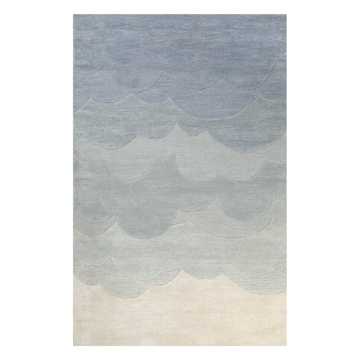 Tapis enfant nuages dégradé , MIKA bleu, SMART KIDS