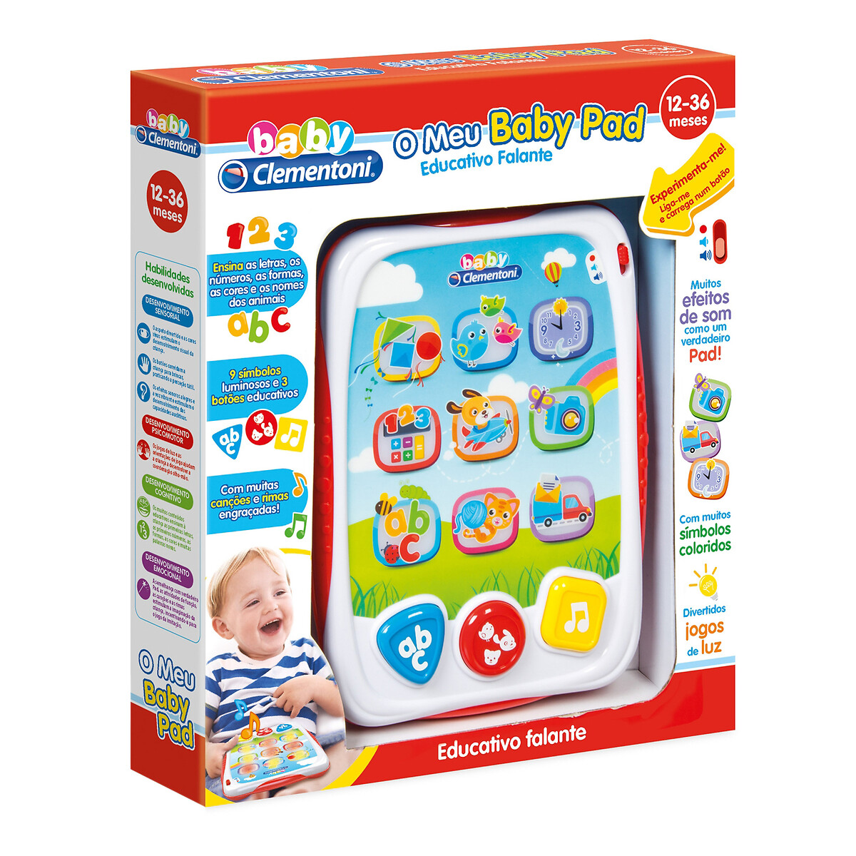 Brinquedo "O meu baby pad", Clementoni multicolor, CLEMENTONI