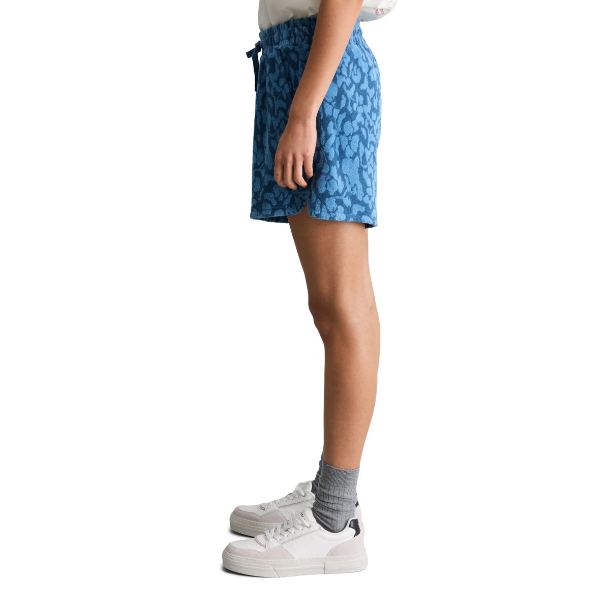 Short en éponge DfC regular en coton organique bleu, MARC O’POLO DENIM