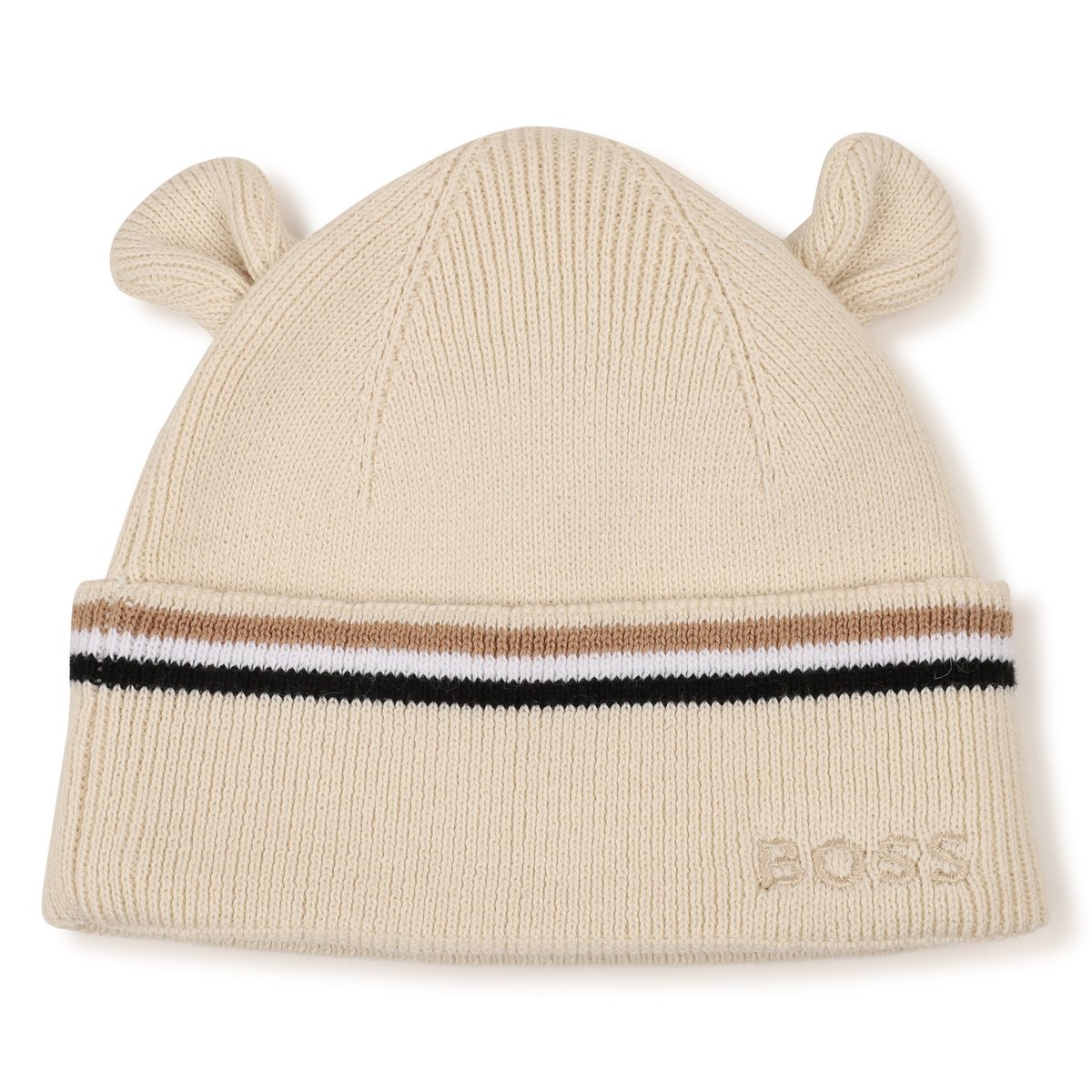 Ensemble bonnet et chaussons new beige, BOSS KIDSWEAR