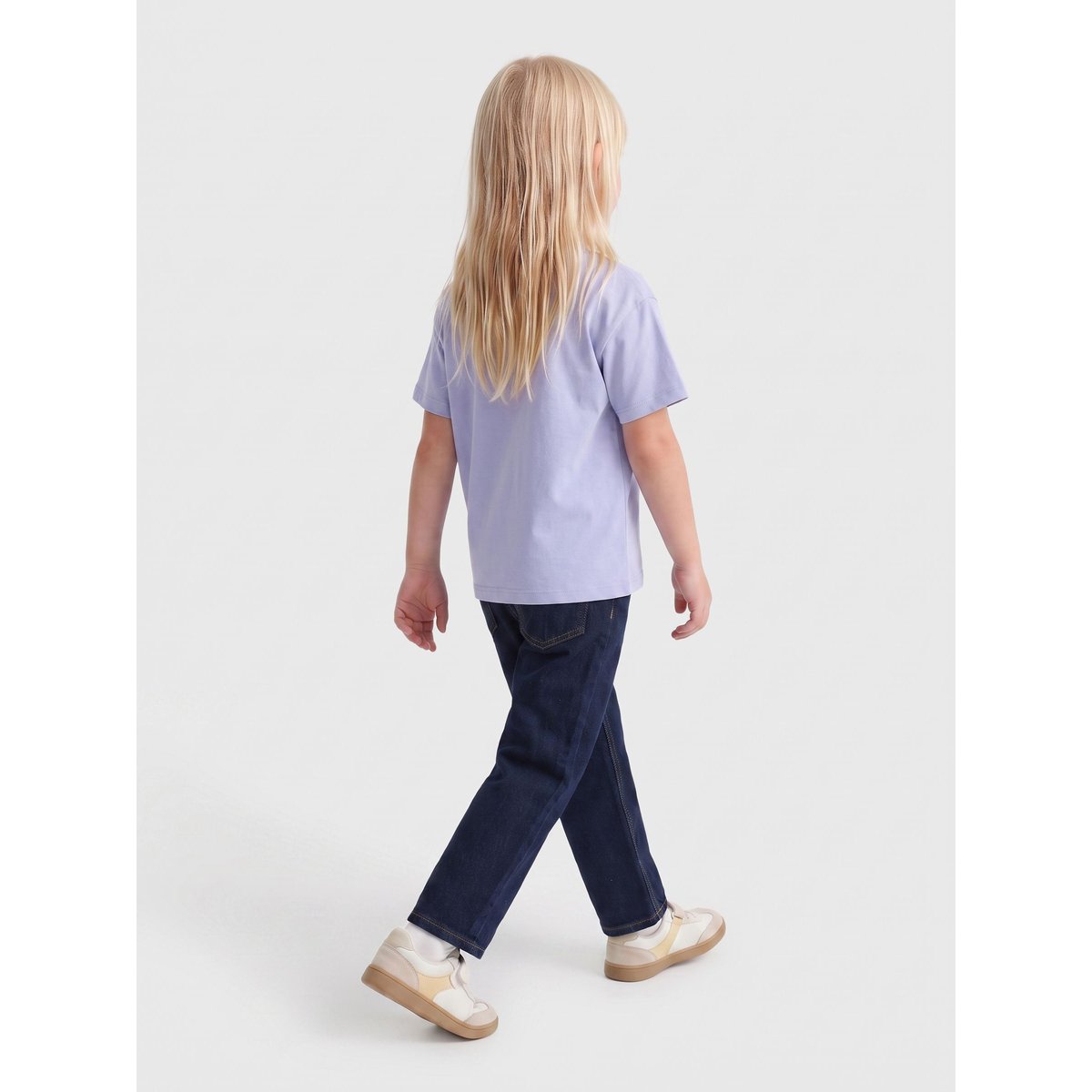 Jean Coupe Droite dark blue denim, KIDS ONLY