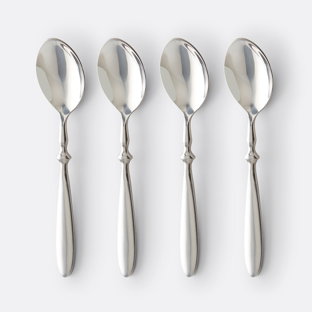 Lot 4 cuillères à soupe inox, RAKINEN inox, LA REDOUTE INTERIEURS