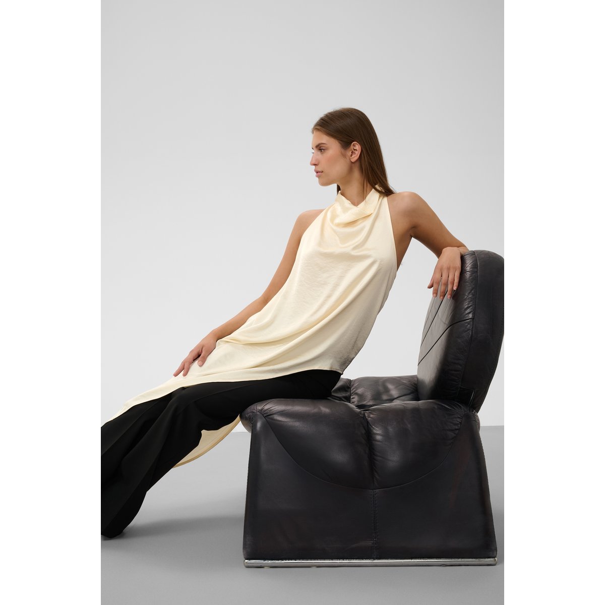 Blouse à manches longues blanc antique white, SOAKED IN LUXURY