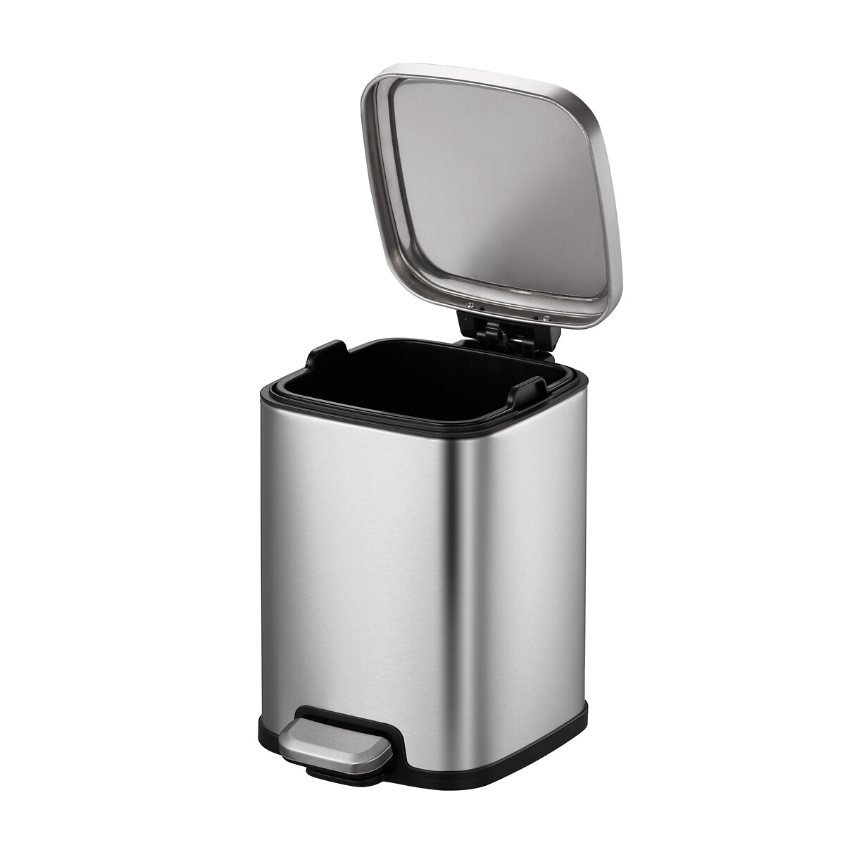 Balde de Pedal Stella 6L, EKO inox mate, EKO