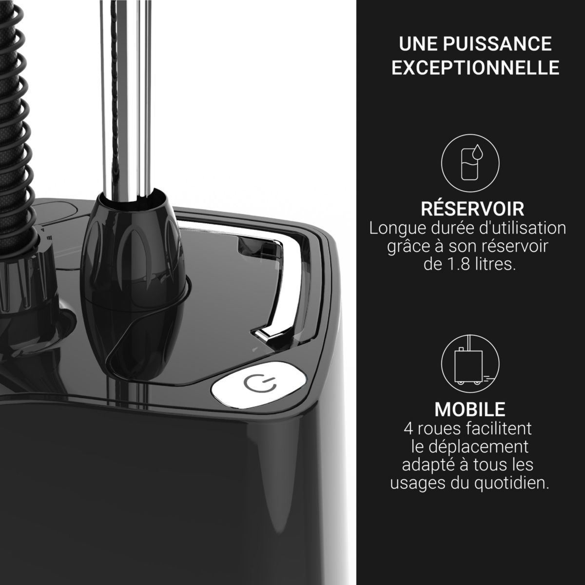 Défroisseur vapeur TH40B Thomas couleur unique, STEAMONE
