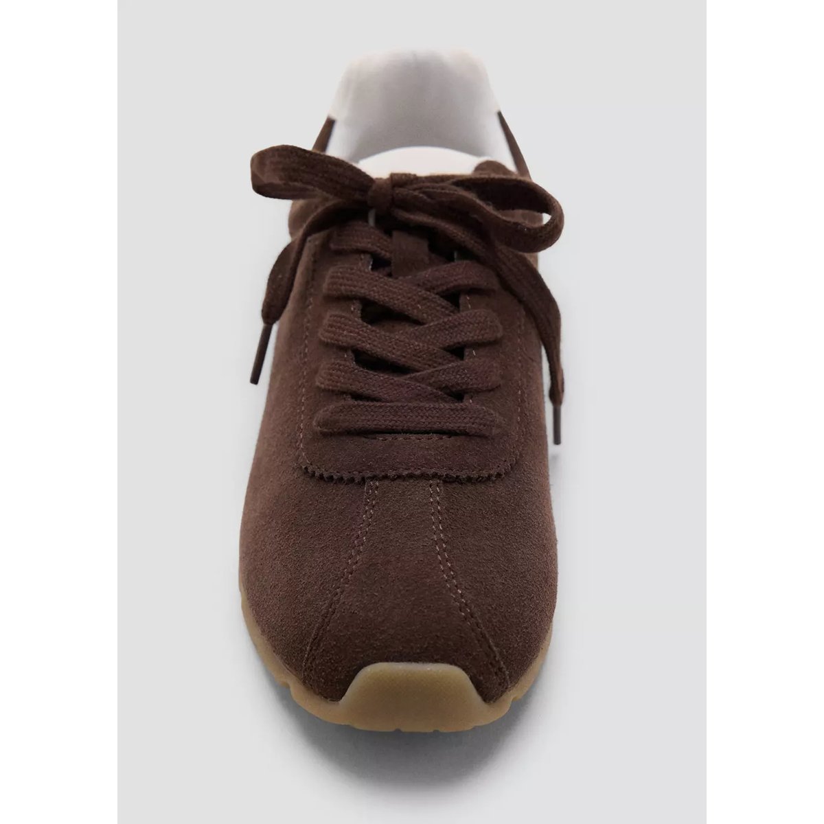 Baskets motif combiné chocolat, MANGO TEEN