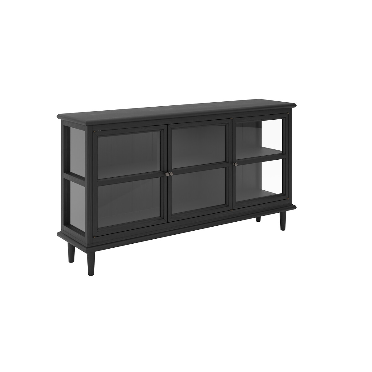 Cloverfield 3 Door Sideboard black, ÉDITÉ