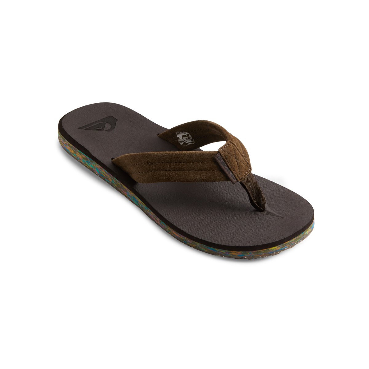 Sandales CARVER SUEDE RECYCLED marron brown 2, QUIKSILVER