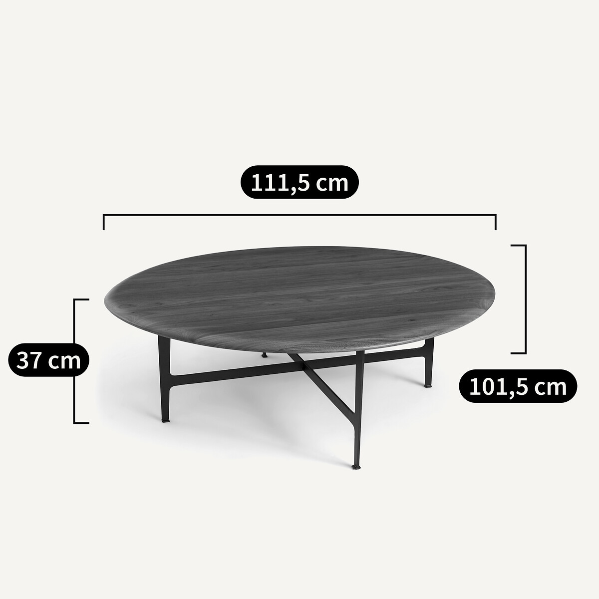 Table basse chêne grand modèle, Addisson chêne naturel, AM.PM