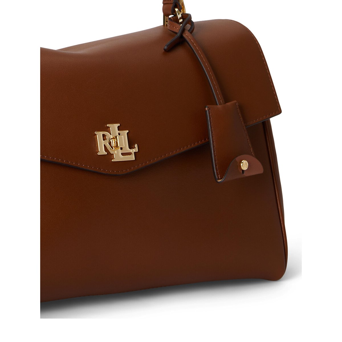 Lederhandtasche FARRAH MEDIUM kamel, LAUREN RALPH LAUREN