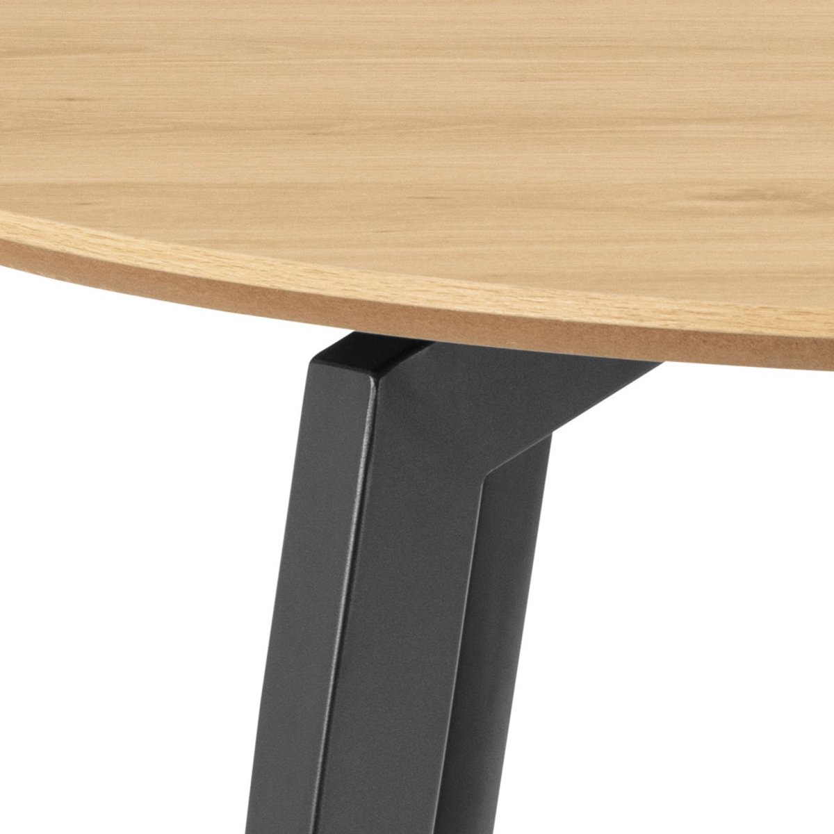 Table à manger 4 personnes ronde en bois  120cm- LUNKA bois clair, DRAWER