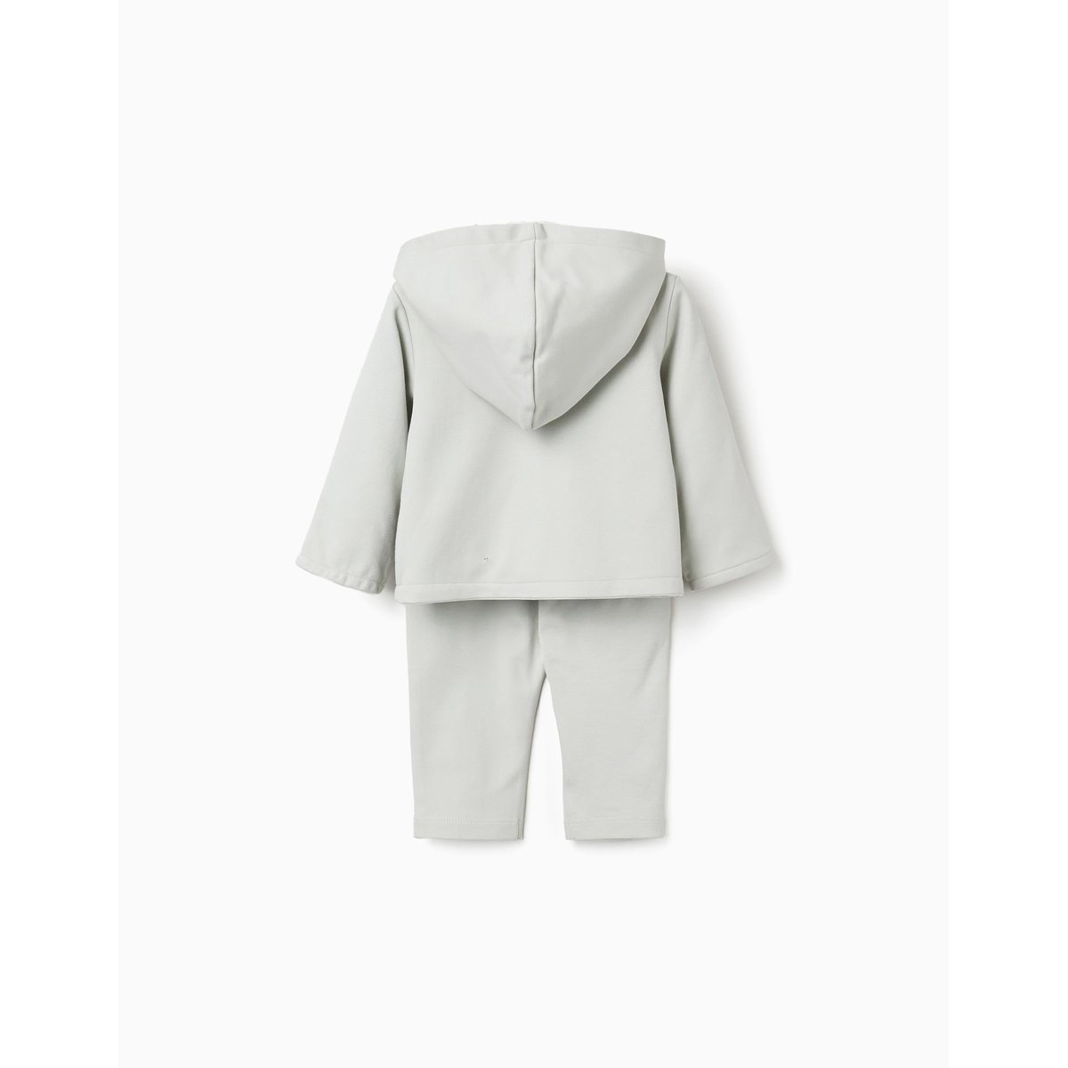 Ensemble 3 pièces en coton à rayures vert clair, ZIPPY