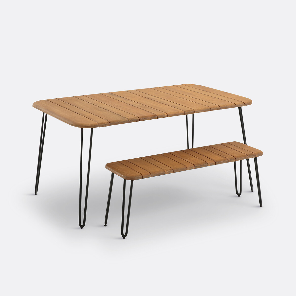 Banc pliant Spritz acacia acacia, LA REDOUTE INTERIEURS