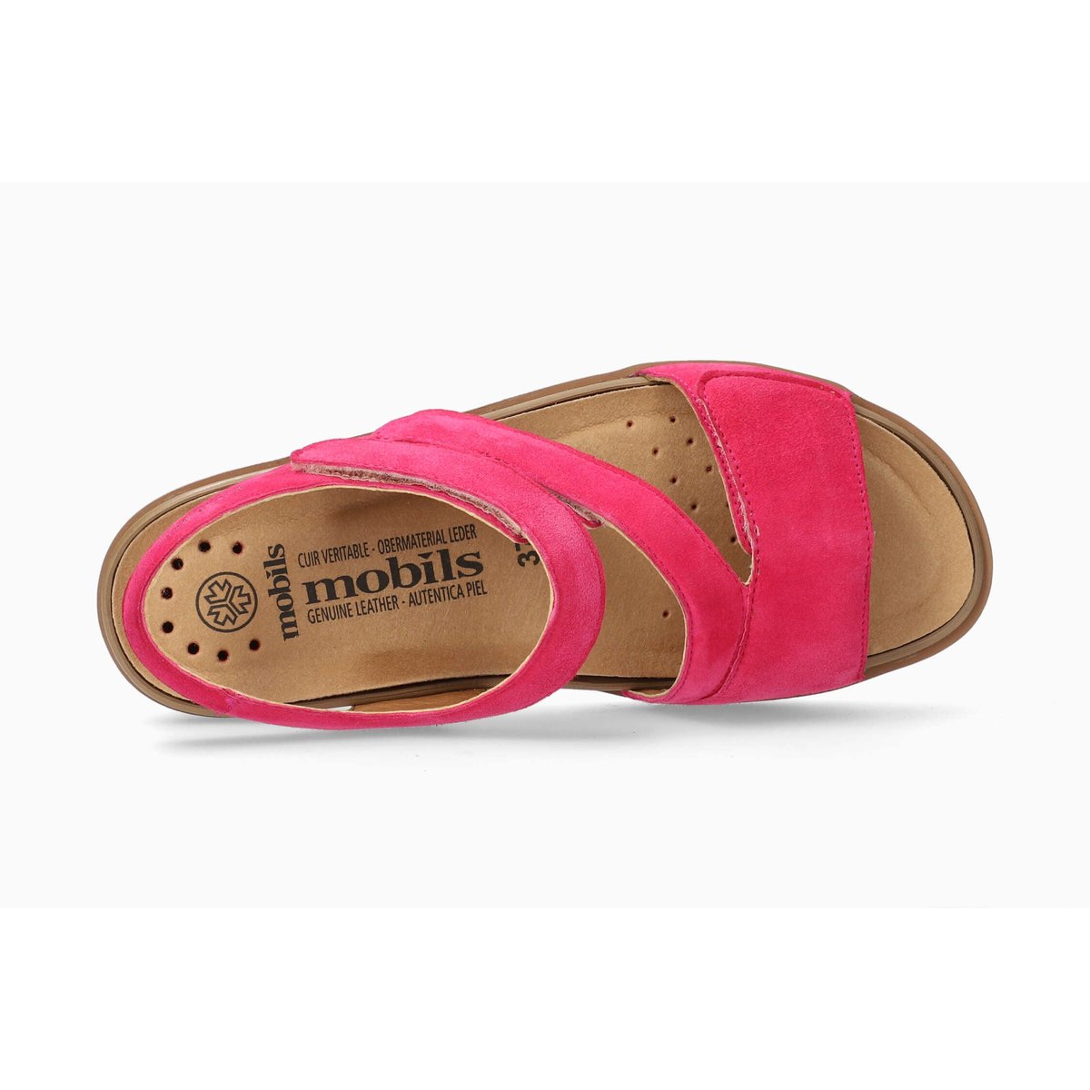 Sandales en cuir MERIL rose 5145, MEPHISTO