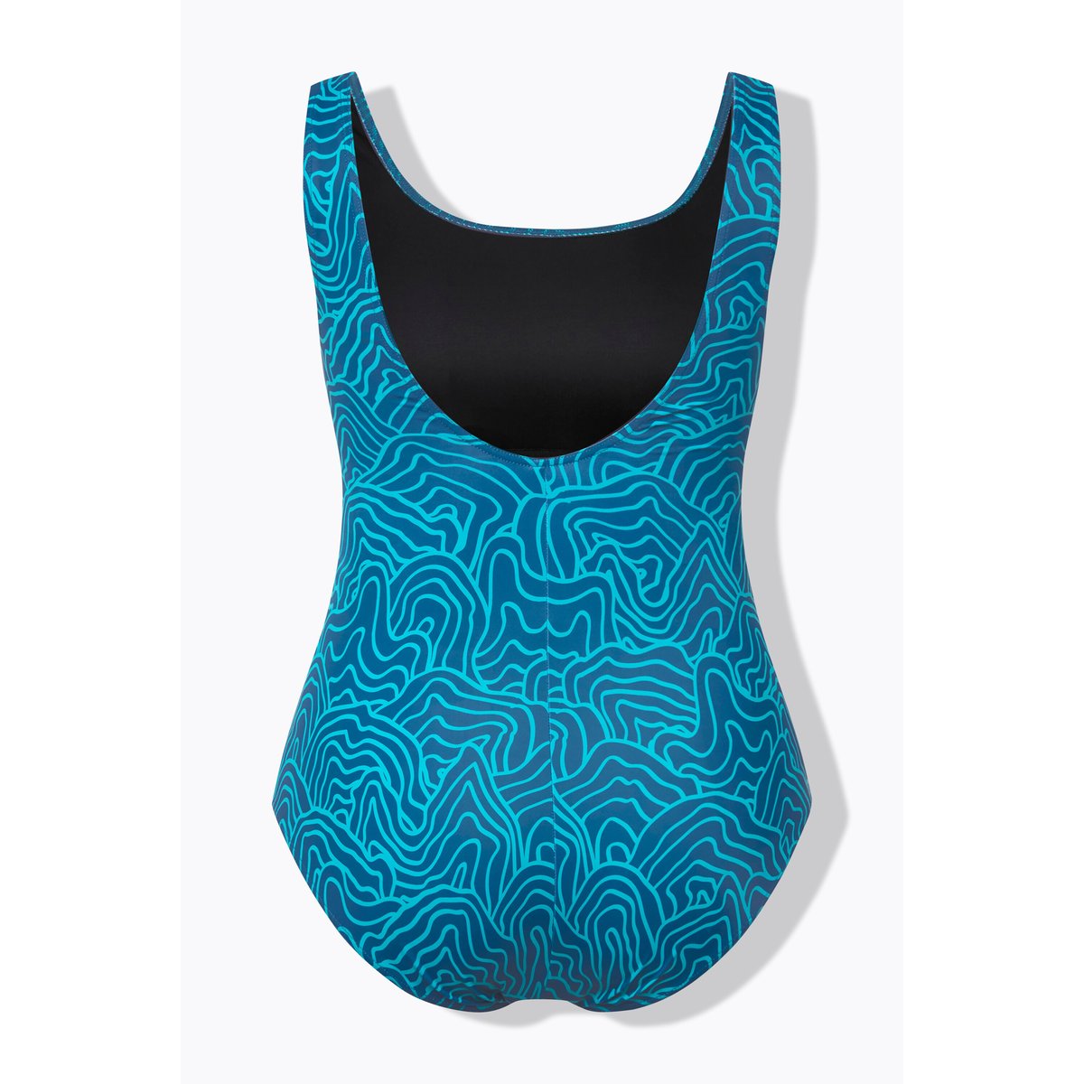 Maillot de bain sans bonnets souples pétrole foncé, ULLA POPKEN