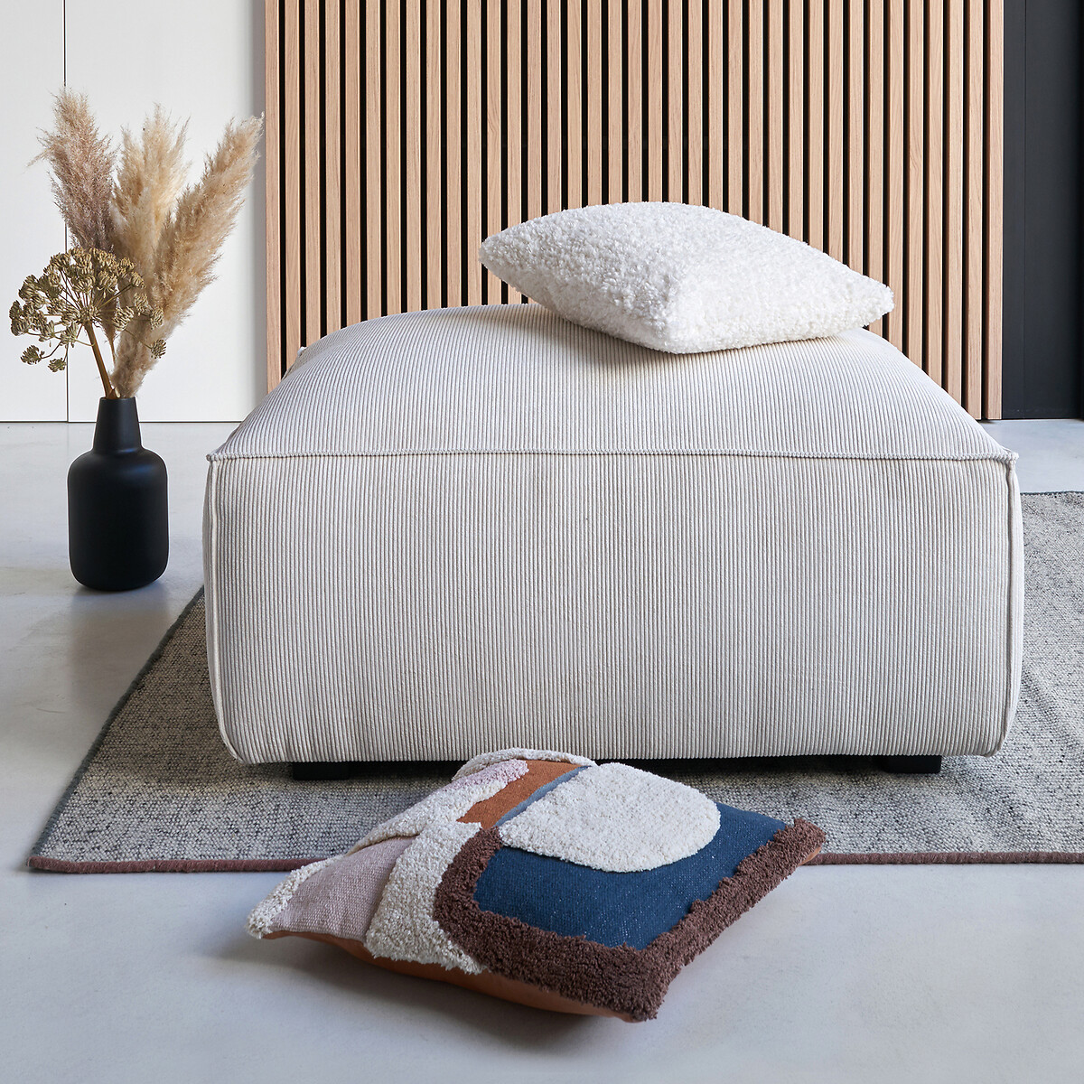 Housse de coussin tuftée, Joan multicolore, LA REDOUTE INTERIEURS