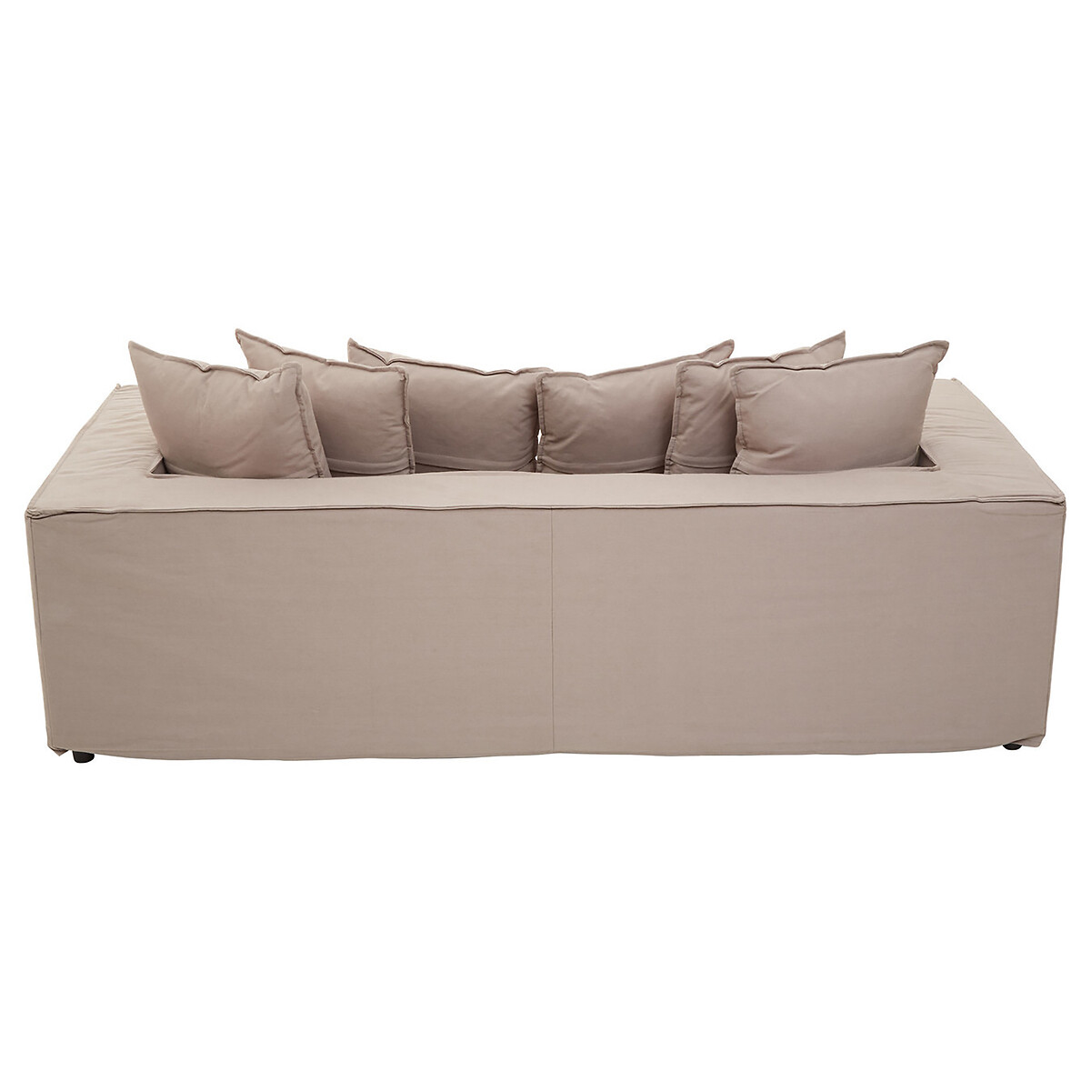 Linen Scatterback 3 Seater Sofa grey, SO'HOME
