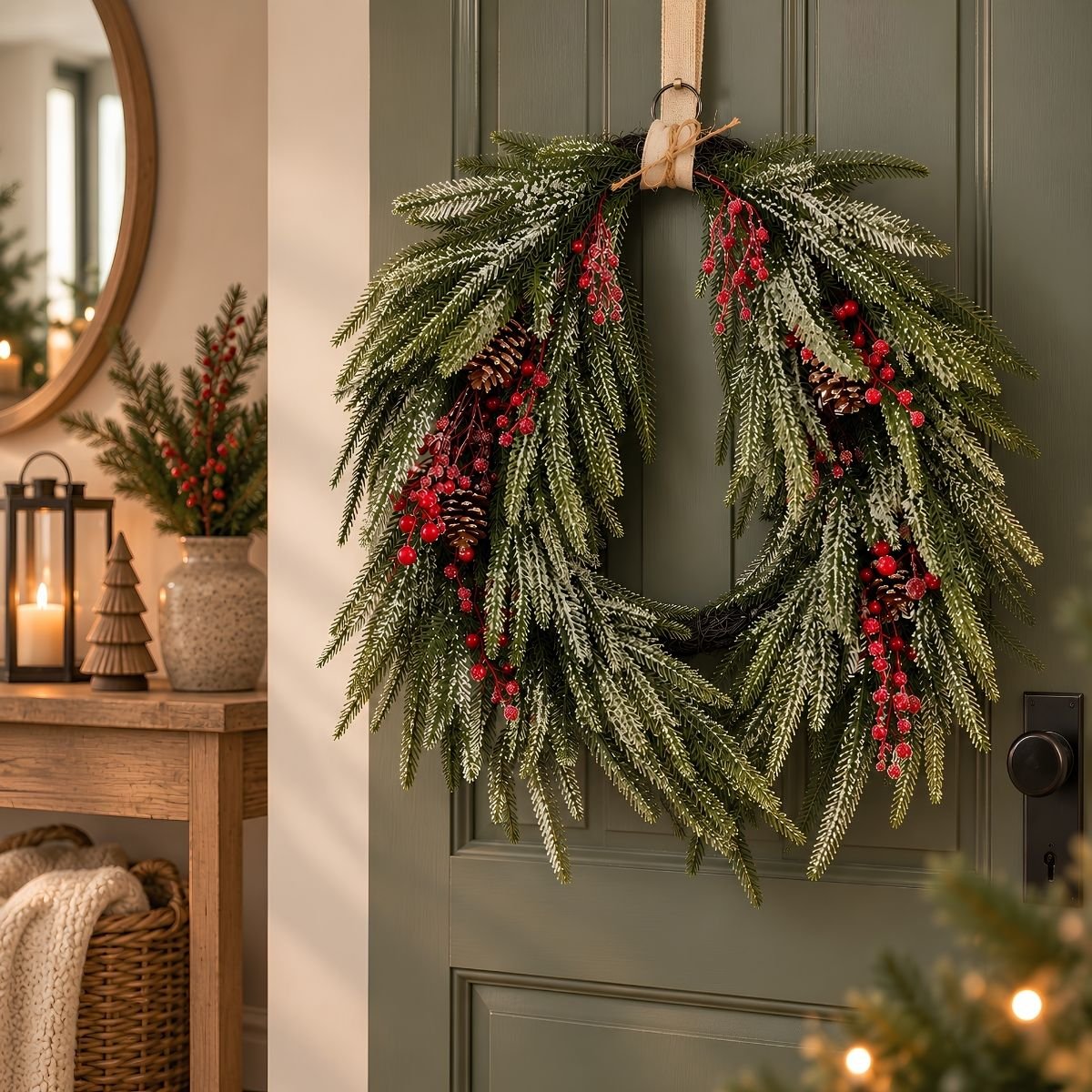 Couronne vert, MICA DECORATIONS