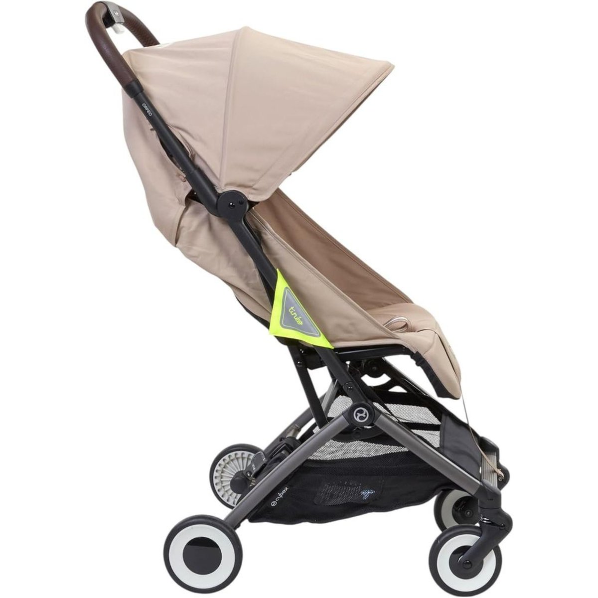 Lot de 2 patchs réfléchissants pour poussette couleur unique, TINEO