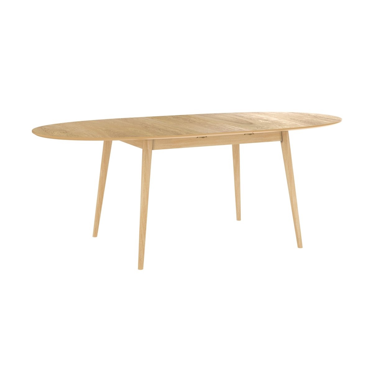 Table ovale 6/8 personnes extensible en bois 170/200 cm - EDDY bois clair, MAISON PAVANE