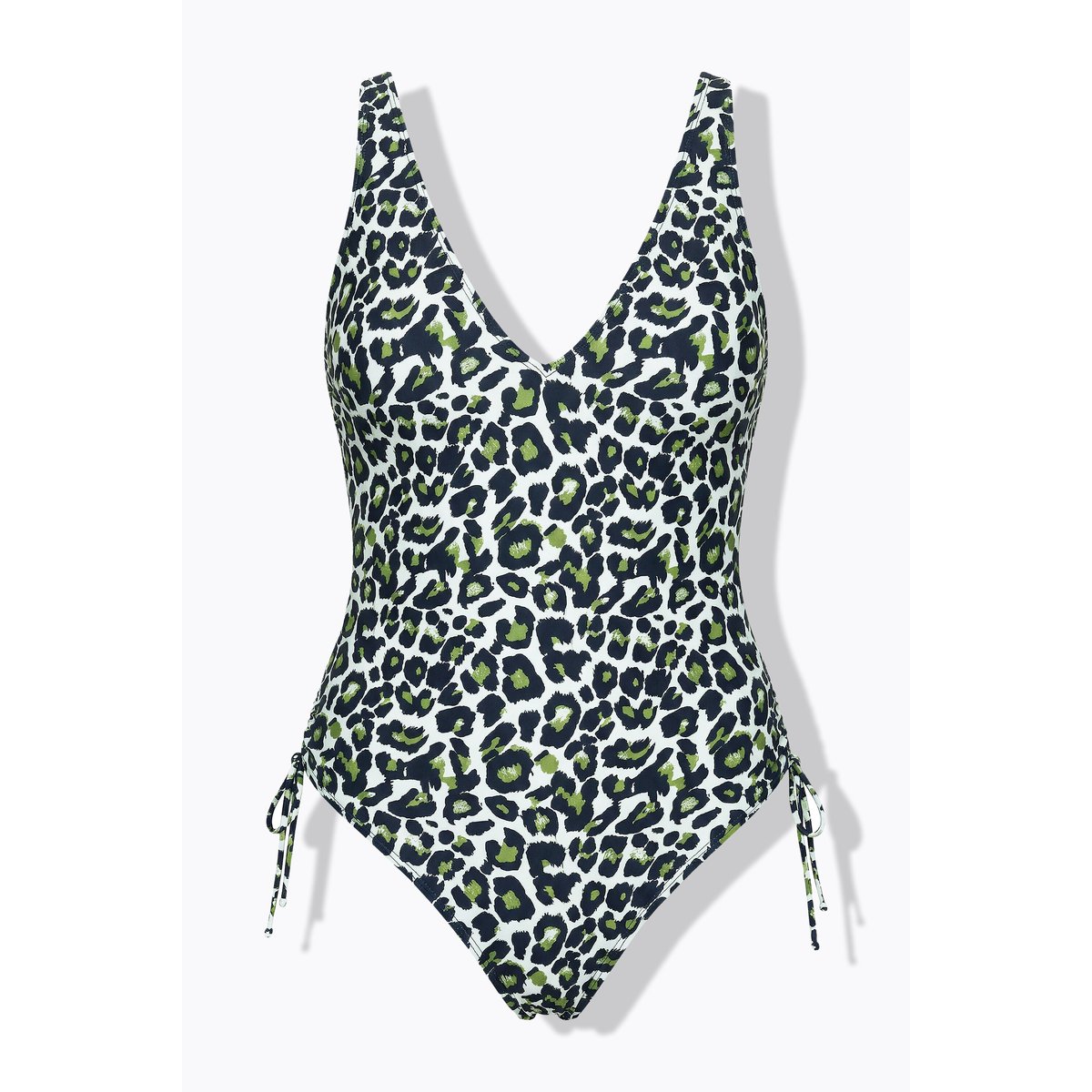 Maillot de bain, imprimé intégral olive, STUDIO UNTOLD