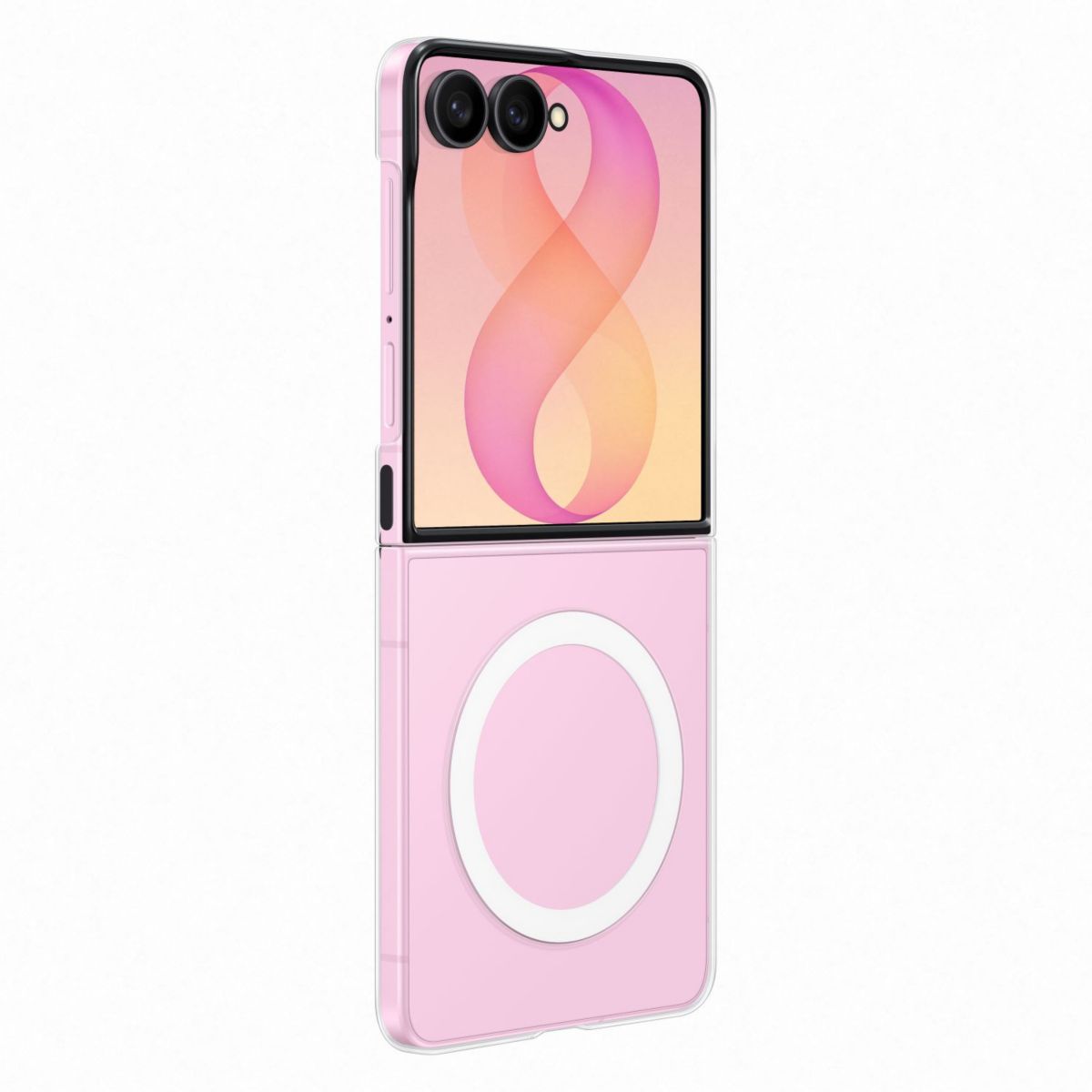 Coque Flip 8 Magnétique Transparent couleur unique, SAMSUNG