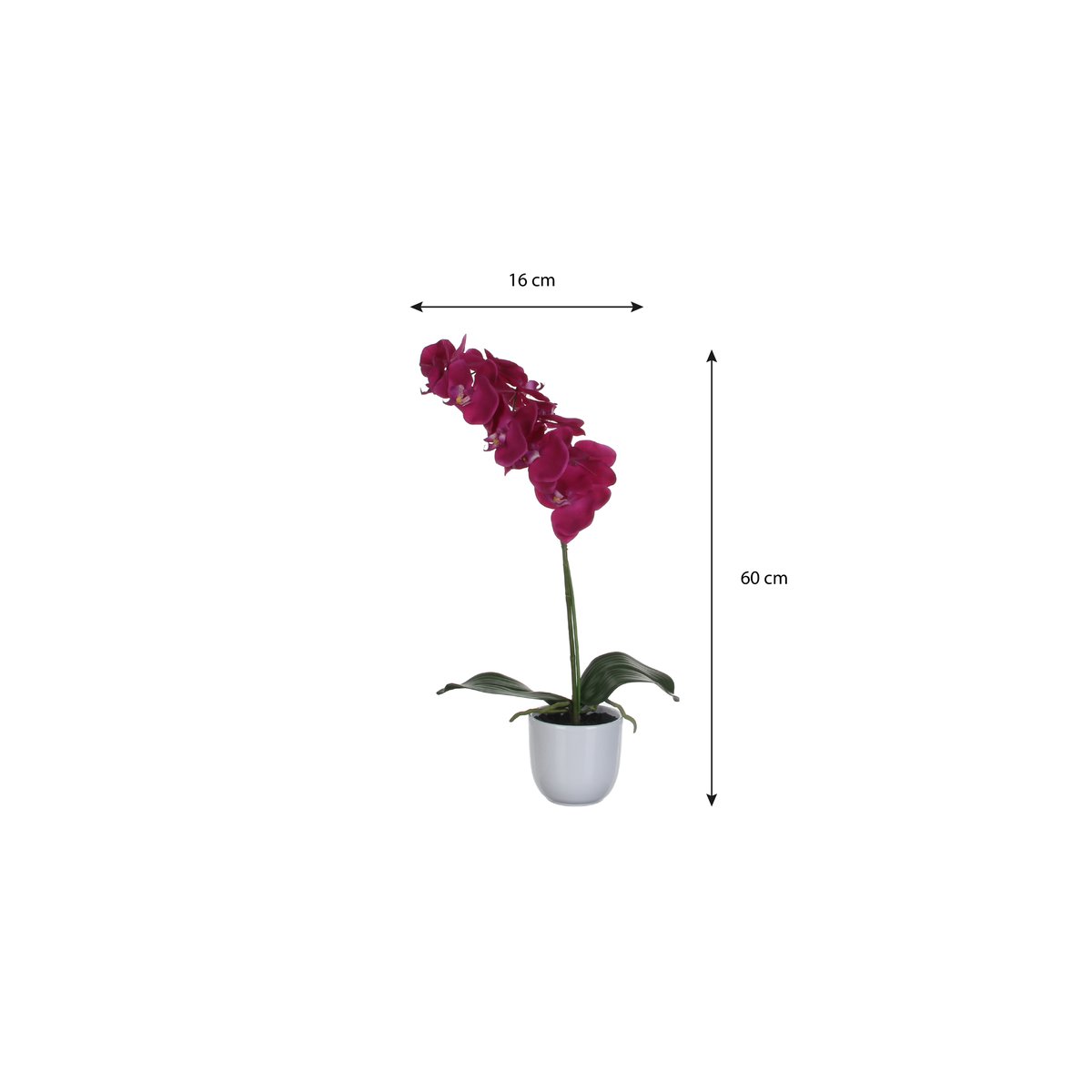Plante artificielle PHALAENOPSIS violet, MICA DECORATIONS