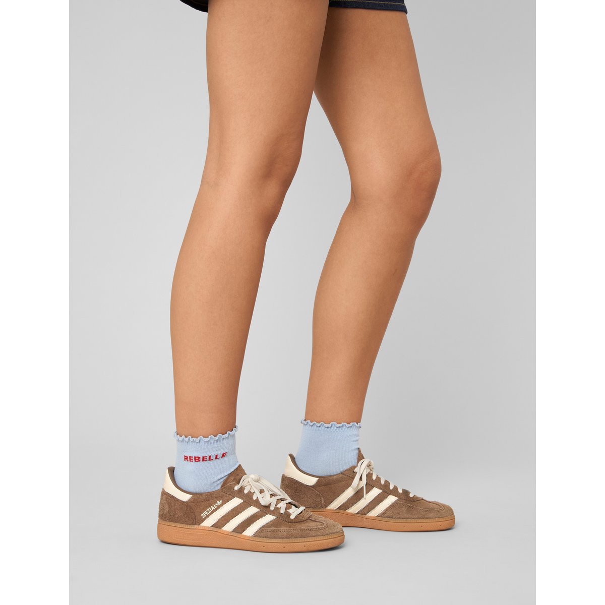 Paire de chaussettes unitaire bleu clair, BZB