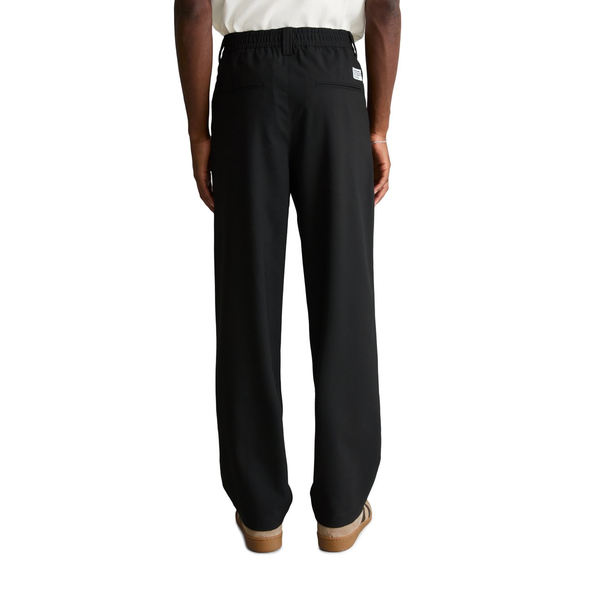 Pantalon modèle Lars regular avec un aspect laine élégant noir, MARC O’POLO DENIM