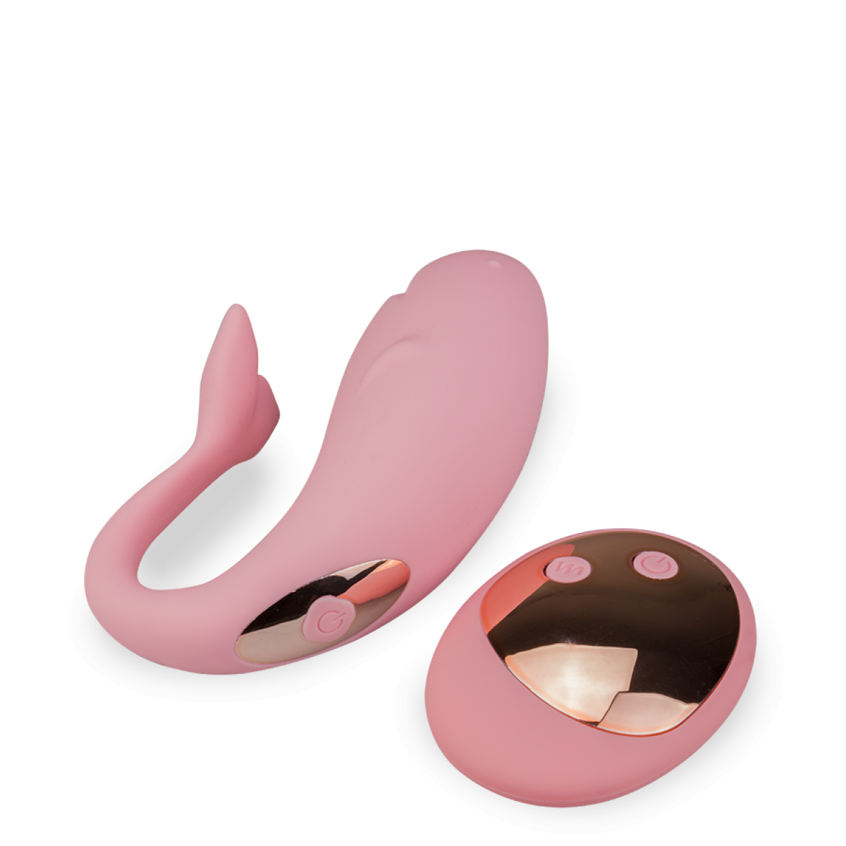 Vibromasseur puissant pour couple télécommandé Love Whale rose, LOVE AND VIBES