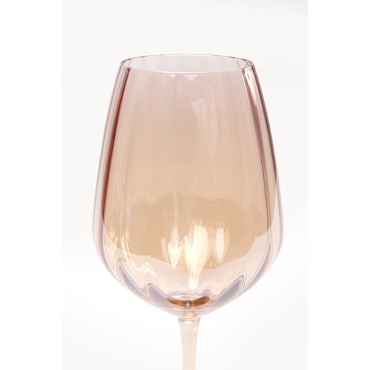 Lot de 6 verres à vin blanc, MOCCA marron, KARE DESIGN