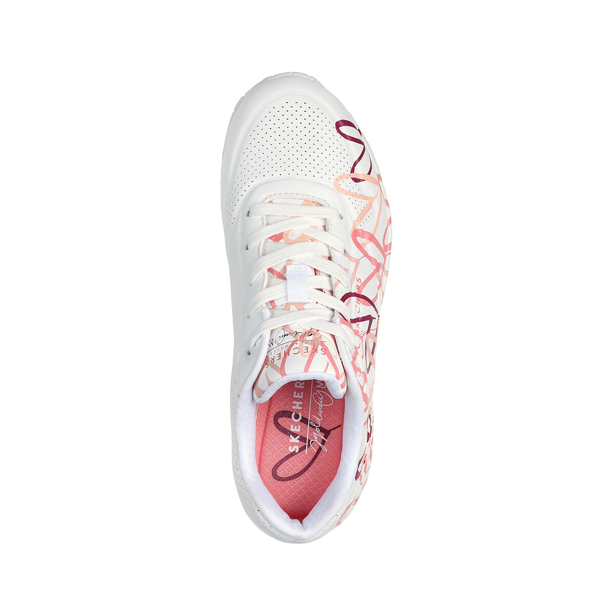 Uno - Spread The Love Trainers white/pink, SKECHERS