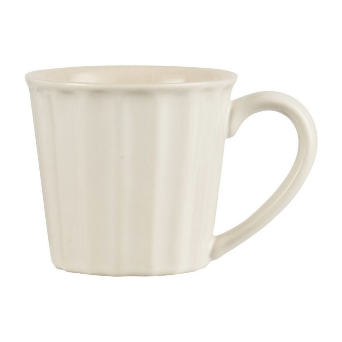 Tasse grès côtelé MYNTE écru, IB LAURSEN