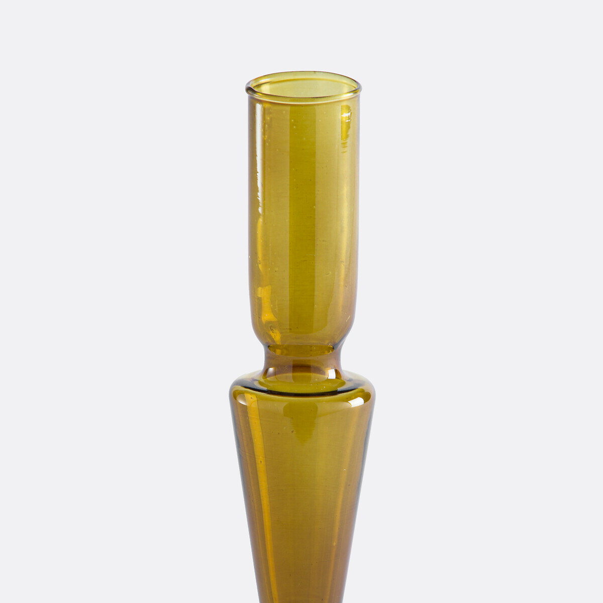 Bougeoir en verre H25 cm, Chilava olive, LA REDOUTE INTERIEURS
