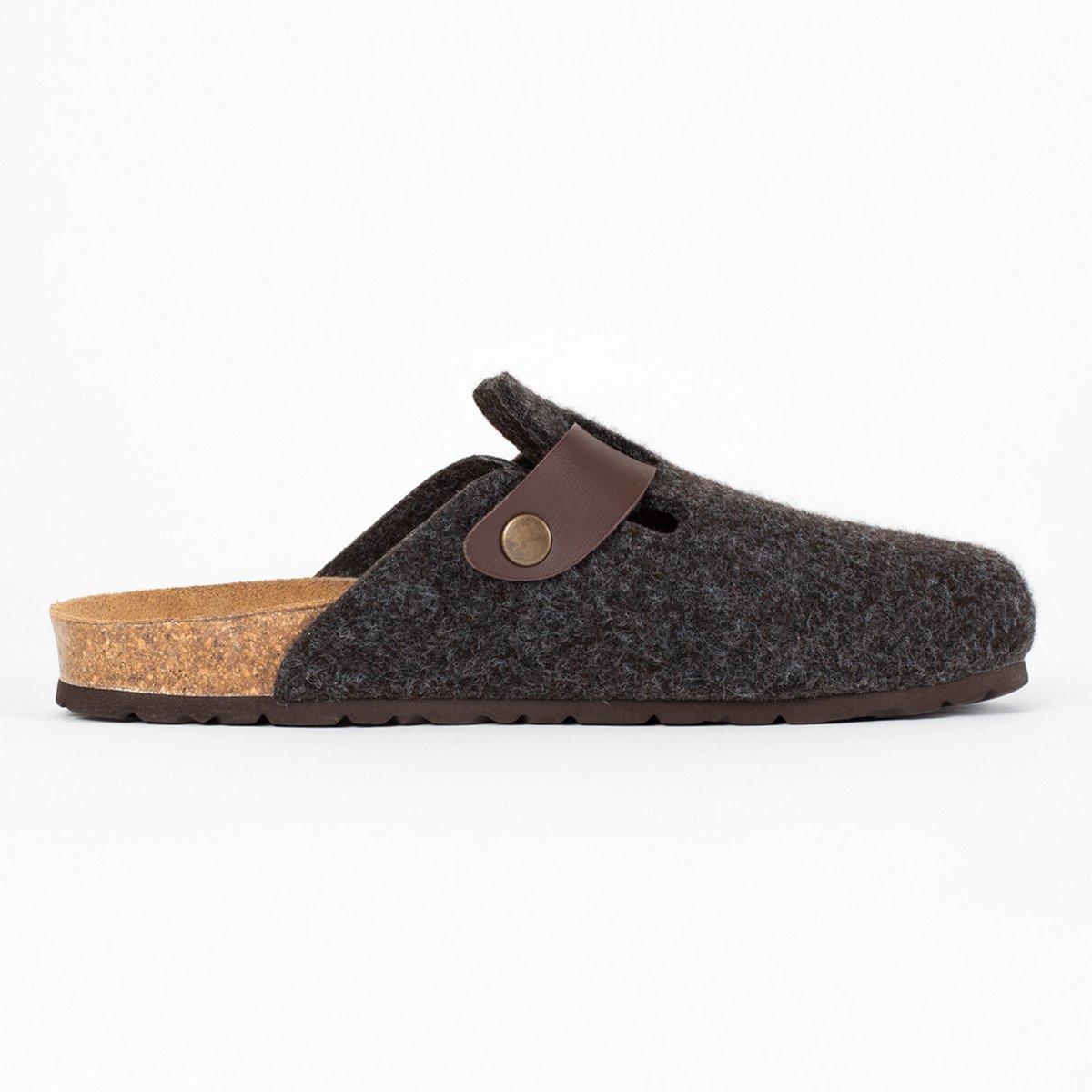 Sabots en cuir MOKE pour homme marron, BAYTON