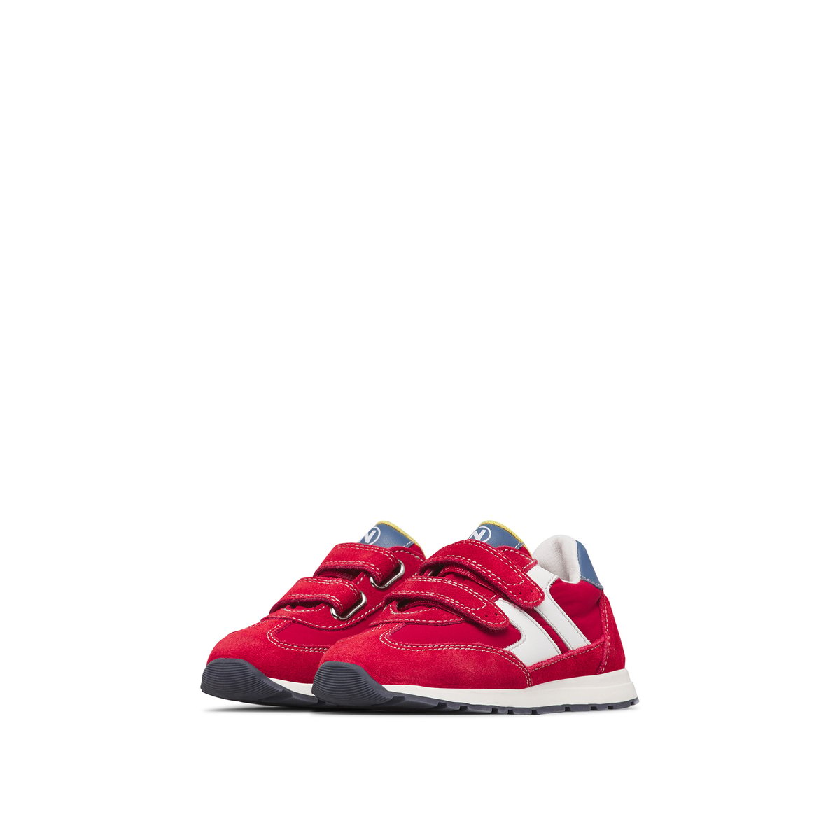 Sneakers en cuir et tissu MIBLO VL. rouge-, NATURINO