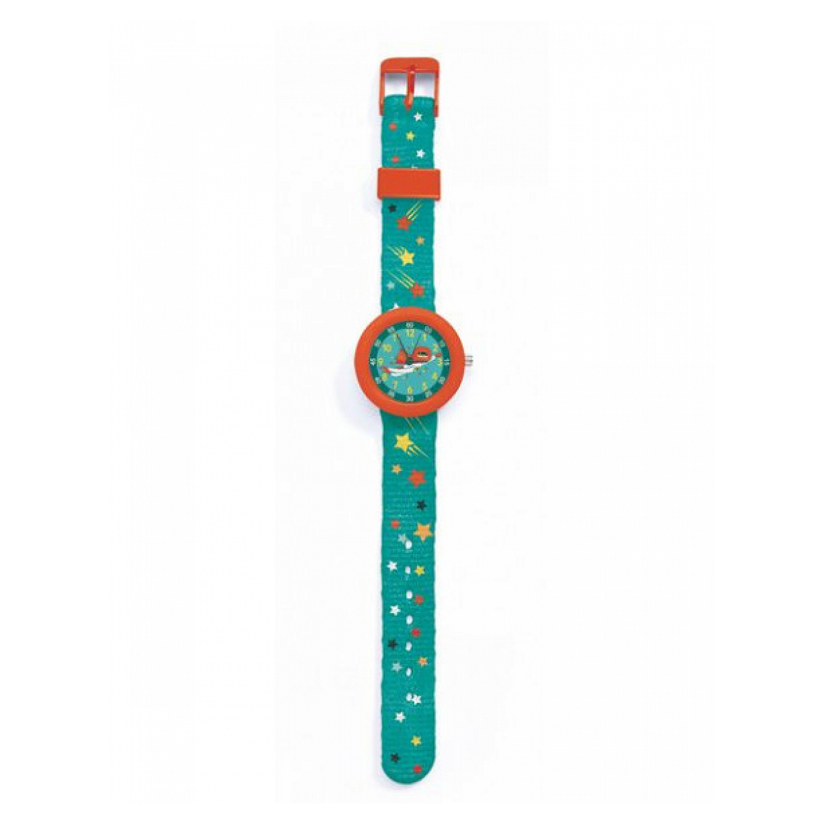 Montre des petits Ticlock Super Héros bleu, DJECO